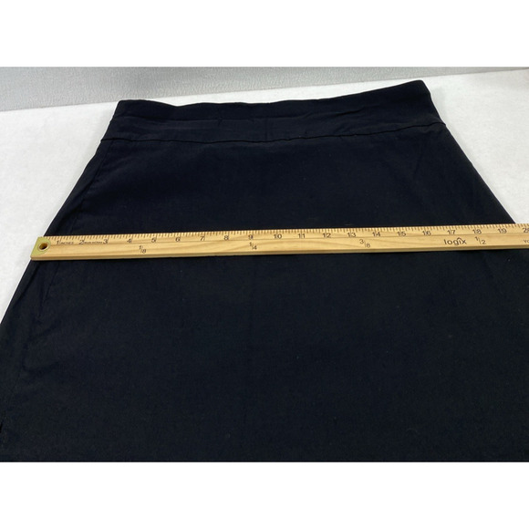 Rafaella Skort Womens Large Black Knit Skirt Golf Tennis Pickleball - Picture 6 of 10